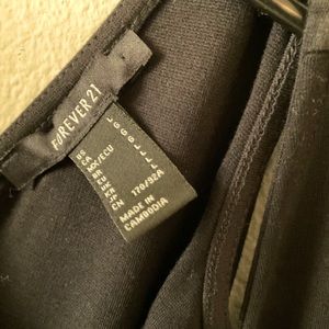 Forever 21 sexy black dress